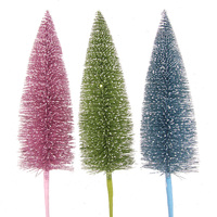 Fairy Floss Tree On Pick Blue, Mint, Pink 57cm 1pc 3 Assorted