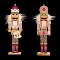 Pink Nutcracker 44cm 1pc 2 Assorted