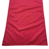 Red Velour Table Runner 33cm