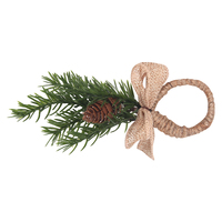 Pine Leaf Napkin Ring 18cm