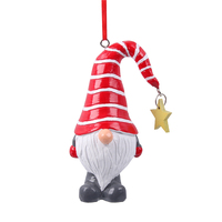 Red Gnome Tree Ornament 10.5cm