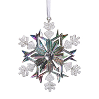 Iridescent White Snowflake 15cm