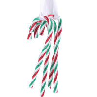 Candy Cane Tree Ornament 12cm Pk4