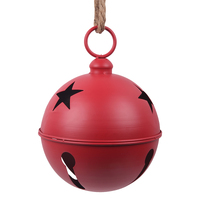 Matt Red Metal Bell 24cm