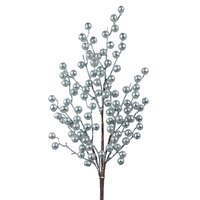 Light Blue Berry Stem 73.5cm