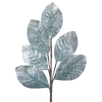 Light Blue Leaf Stem 76cm