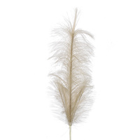 Champagne Faux Pampas Stem 48cm
