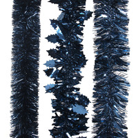 Navy Tinsel 2m 3 Assorted