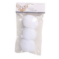 Indoor Snowballs 3 Pack 7cm 