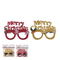 Merry Christmas Party Glasses 2 Assorted