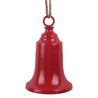 Red Metal Bell 18cm