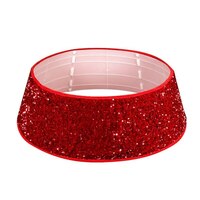 Rigid Tree Collar Red Sequins