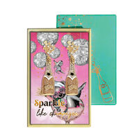 Sparkle like Champagne Bottle Earrings