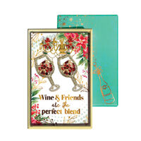 Wine & Friends Red Wine Glasses Earrings