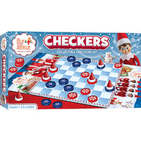Elf on the Shelf Checkers Game