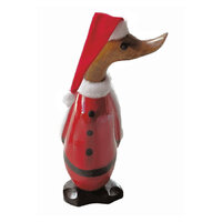 Santa Duck Red 17cm