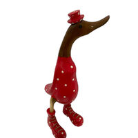 Red & White Party Duck 40cm