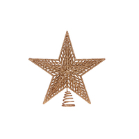 Gold Star Tree Topper 29cm 