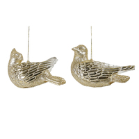 Champagne Dove Decoration 1pc 2A 7cm