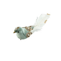 Mint Champagne Clip On Bird Clip On 25cm