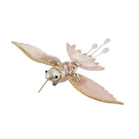 Hummingbird Pink Clip On 17cm