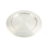 Charger Plate Silver Stainless Steel 33cm