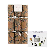 Premium Crackers Box 6 Natural Holly 30cm