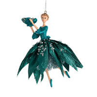 Fairy Dec Teal with Butterfly 16cm