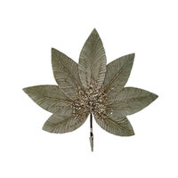 Leaf Fawn Gold Clip On 32cm
