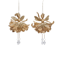 Acrylic Fairy Hanging Gold 1pc 2A 16cm