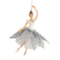 Ballerina Dec White Silver 17cm