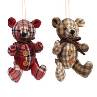 Bear Hanging 1pc 2A Red or Fawn 13cm