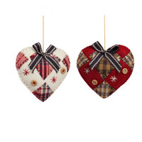 Heart Hanging 1pc 2A Red or Fawn 11cm