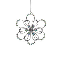 Jewel Silver Flower Hanging 14cm