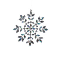 Jewel Silver Snowflake Hanging 16cm