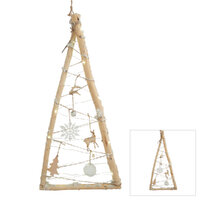 LED Timber Hanging Rustic Tree 73cm