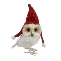 White Owl w. Red Hat 20cm
