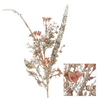 Champagne Pink Flower Spray 83cm