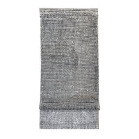 Diamonte Table Runner Dark Silver 200cm