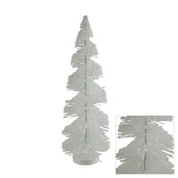 Brush Tree White Varriegated Large 41cm