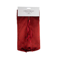 Diamonte Tree Skirt Red 90cm
