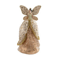 Angel Tree Topper Champagne Gold Wings 28cm