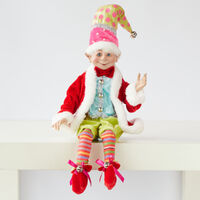 Merry & Bright Elf Med 40cm