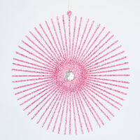 Rays Ornament Pink 15cm
