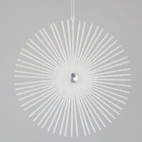 Rays Ornament White 15cm