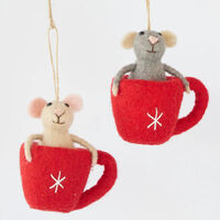 Mouse Cups 1pc 2 assorted 12cm