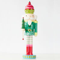 Nutcracker with Tree Green 40cm 