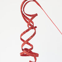 Glitter Curl Spray Red 57cm