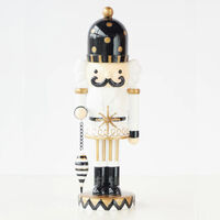 Nutcracker Gold Black Medium 34cm