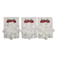 White Mixed Gift Bow 15cm 